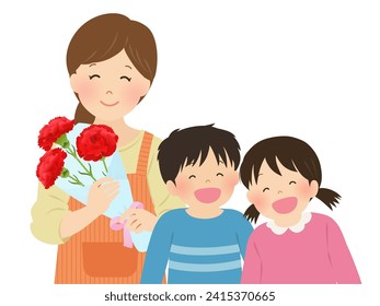 Mother's Day parent and child image