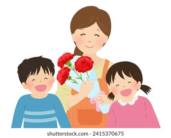 Mother's Day parent and child image