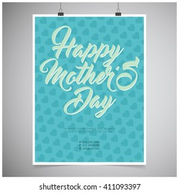 Mothers Day poster template sale background EPS 10 vector illustration for greeting card, ad, promotion, poster, flier, blog, article, social media, marketing, flyer, web page, signage