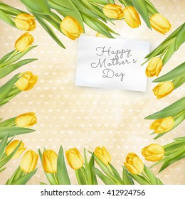 Mothers Day poster template sale background for greeting card, ad, promotion, poster. EPS 10 vector file included