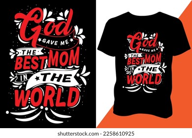 Mother's day print ready trending t-shirt design