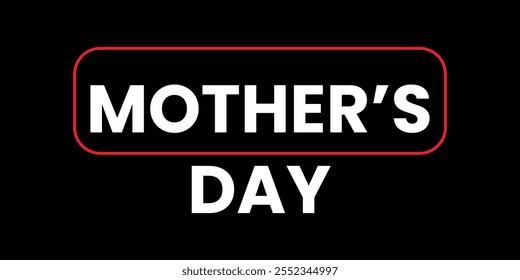 Mother's day quote text effect and love for mother text animation vedio black white color