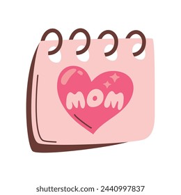 mothers day reminder illustration design