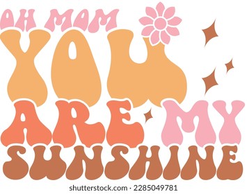 Mother's Day Retro SVG Design