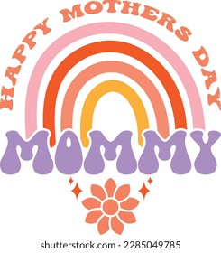 Mother's Day Retro SVG Design