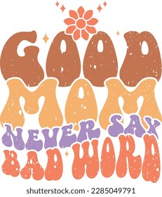 Mother's Day Retro SVG Design