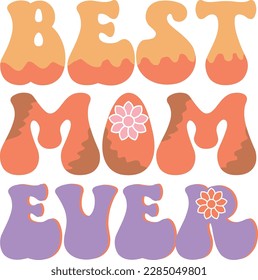 Mother's Day Retro SVG Design