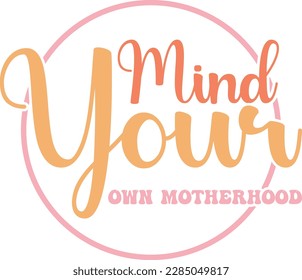 Mother's Day Retro SVG Design