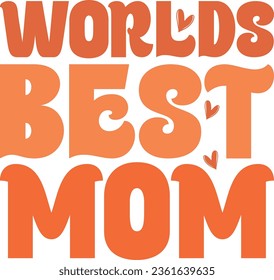 mother's day retro svg design and eps file