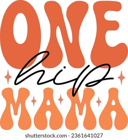 mother's day retro svg design and eps file