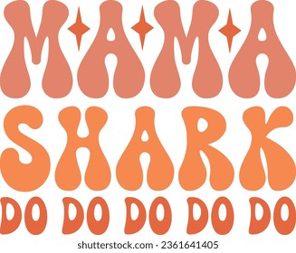mother's day retro svg design and eps file