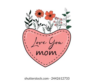 mother's day retro t-shirt design, mother's day retro sublimation design