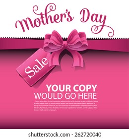 Mothers Day sale background EPS 10 vector illustration for greeting card, ad, promotion, poster, flier, blog, article, social media, marketing, flyer, web page, signage