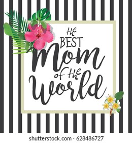 Mothers day sale background layout with beautiful colorful flowers