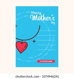 Mother's day sale poster or banner for Mother's day holiday shop seasonal discount offer. Vector International Mother's Day on 13th May design template of pink hearts pattern background