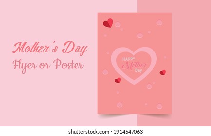 Mother's day or sale shopping special offer banner. Best Mom ever greeting card. Vector illustration.