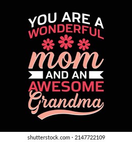 Mothers Day Shirt for Grandma Best Grandmother T-Shirt