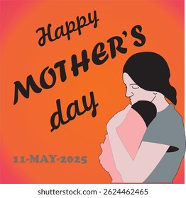 mother's day special day for motherhood poster