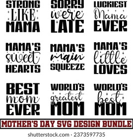 mother's day "svg" design bundle and eps file