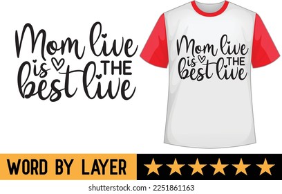 Mother's day svg t shirt design