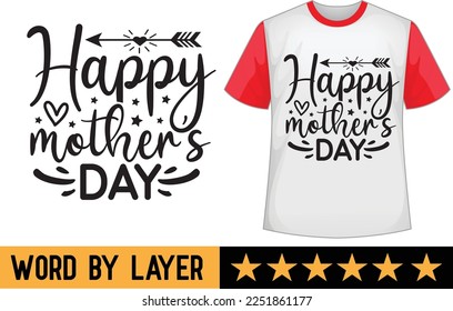 Mother's day svg t shirt design