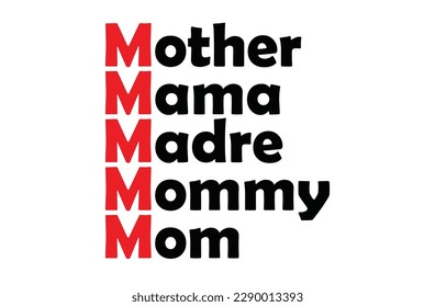 Mother's day svg t shirt design