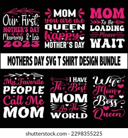 Mothers day svg t shirt design bundle,typography ,mom t shirt, mama, mothers t shirt