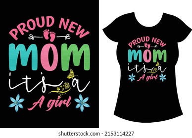 Mother's day SVG t-shirt design. Mom gift t-shirt for women.