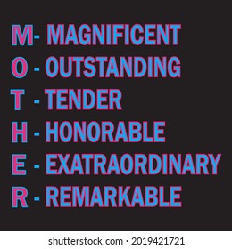Mother's day t shirt design vector for print, Mom t shirt design vector, Mother t shirt design, T shirt design for mom