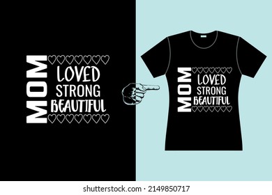 mothers day t shirt design templates vector