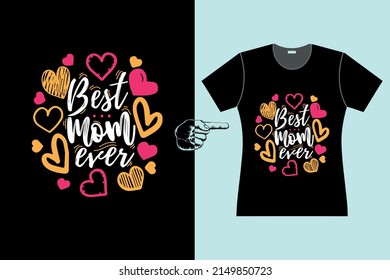 mothers day t shirt design templates vector