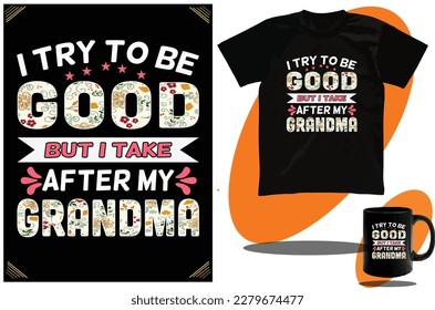 Mothers Day t shirt design with flowers and Nurse t shirt design or Mommy Funny shirt design and template