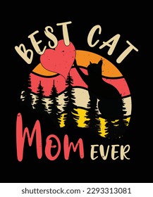 Mothers day t shirt design and print template. easy to editable and high quality file.