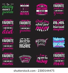 mothers day t shirt design bundle