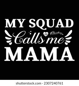 Mothers Day T shirt Design Vector Template