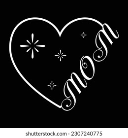 Mothers Day T shirt Design Vector Template