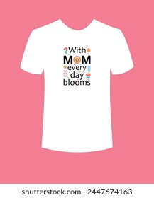 Mothers day t shirt design,  happy mothers day, mother's day element vector, lettering mom t-shirt