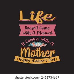 Mothers Day T shirt Design
