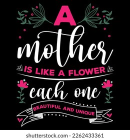  mother's day  t shirt or  Mom typography t shirt
