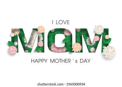 mother's day template for banner background
