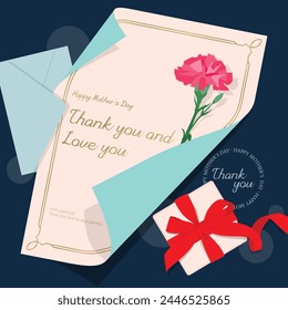 Mother's Day Thank You Letter and Gift