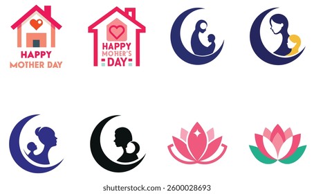 Mother's Day themed vector elements