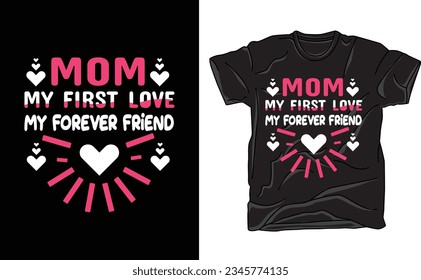 Mother's day t-shirt design 2024. Unique and modern design for T-shirt lover.