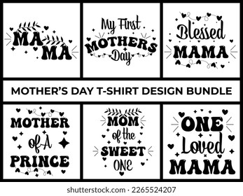 Mothers Day T-shirt Design Bundle