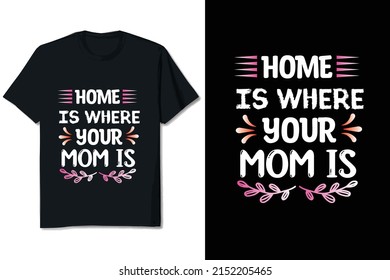 
Mother's Day T-shirt Design Editable Vector