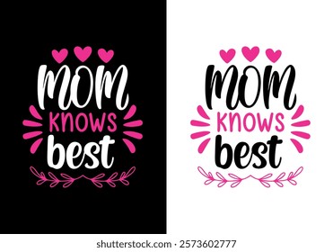Mother's Day T-Shirt Design Free Template