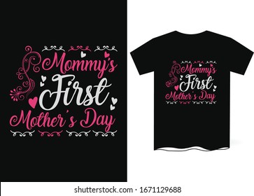 Mother's Day T-shirt Design- Happy Mother's Day