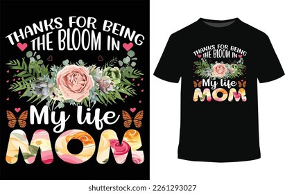 Mother's Day T-Shirt Design | Happy mothers day mama t shirt, tshirt, tshirts, illustration, Vector