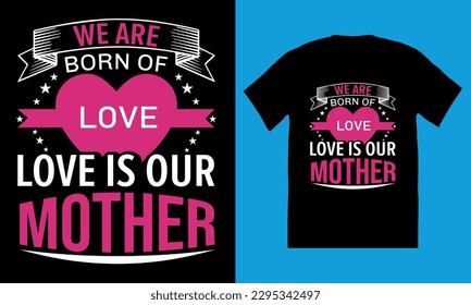 Mother's day t-shirt design. Mom typography design. vector design template.