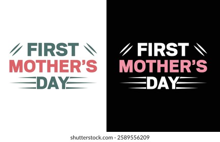 Mothers Day Tshirt Design Mom Typography vector. Use for Shirts, mugs, stickers, etc.